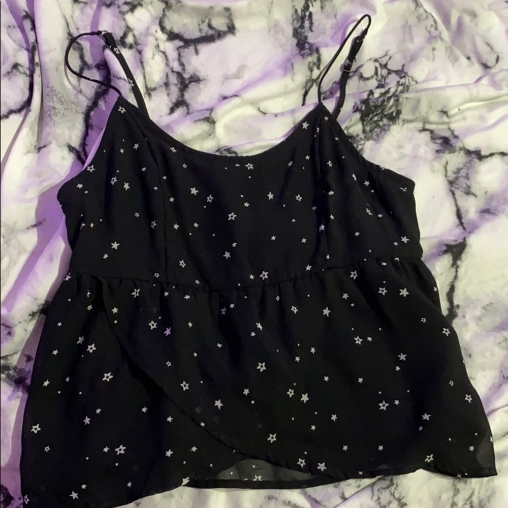 Cute spaghetti strap blouse